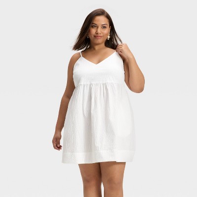 Women's Seersucker Mini Dress - A New Day™