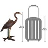 Design Toscano Standing Heron in Reeds Cast Bronze Garden Statue - 3 of 4