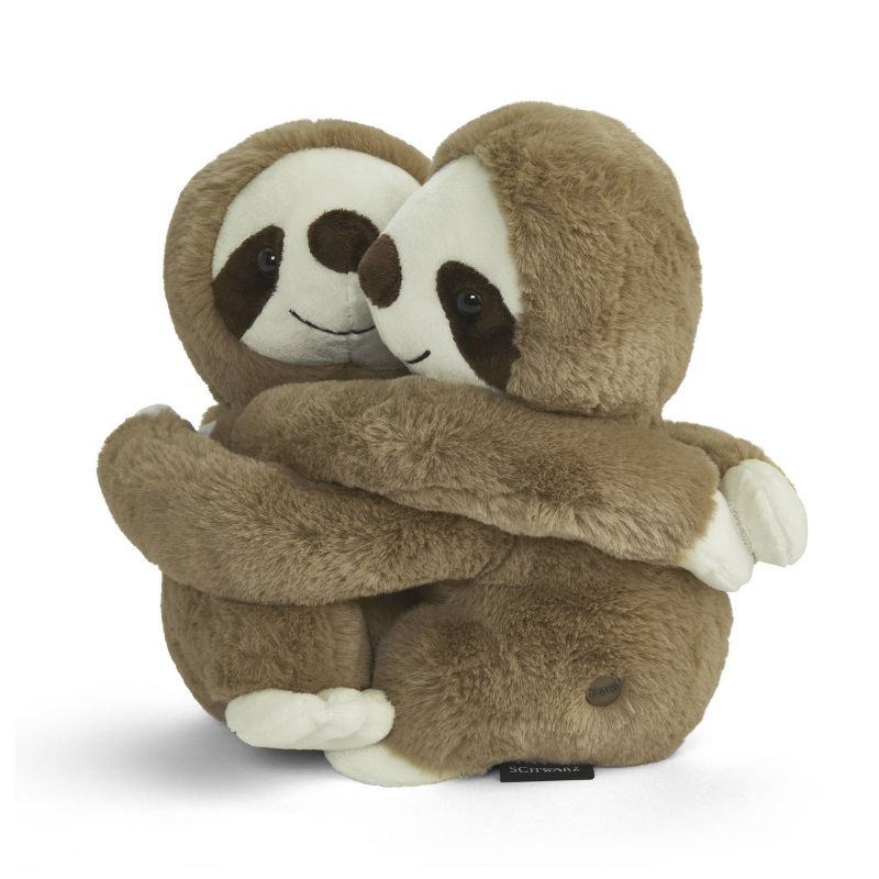 FAO Schwarz 9&#34; Hugging Sloths 2pc Toy Plush, 4 of 9