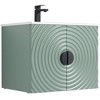 Pellabay Modern Bathroom Vanity with Fluted Circular Doors - Sink Included - 3 of 4