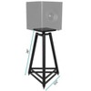 Monolith by Monoprice Easel Style Speaker Stand, 28in (Each) - image 3 of 4