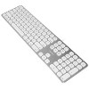 Macally Full Aluminum Wired Keyboard With Number Keypad and 2 Port USB Hub - 3 of 4