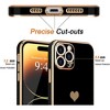 Entronix Love-Heart Luxury Case for Apple iPhone 16 Plus Heart Case, Cute Design Shiny Bling Cover, Soft TPU Slim Shockproof Protective Case - image 3 of 4