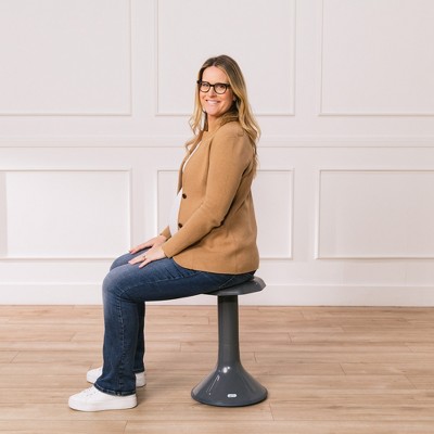 FlexCore 20" Grey Active Engagement Wobble Stool