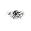 Elegant Lighting Vera 19 inch crystal starburst wall sconce in black - 4 of 4