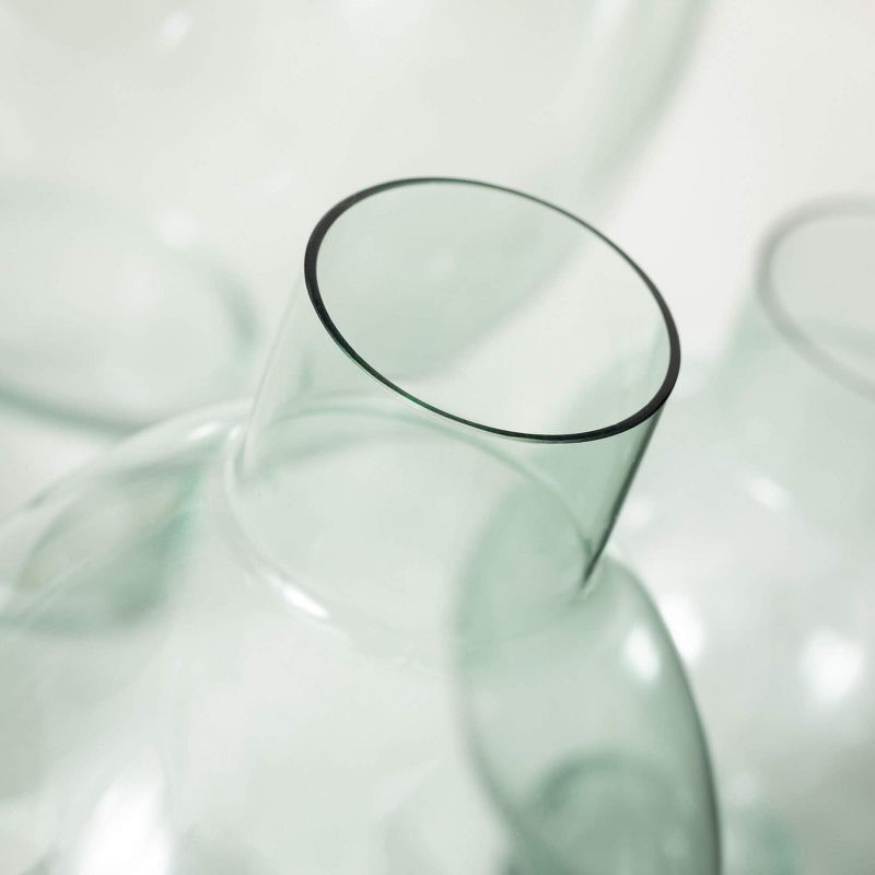 Sullivans 12", 9" & 6" Glass Hurricane Vase Set of 3, 2 of 4