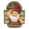 Design Toscano The Knothole Gnomes Garden Welcome Tree Sculpture: Window Gnome - 3 of 4