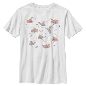 Boy's Dumbo Magic Feather Learning To Fly T-Shirt - 1 of 4