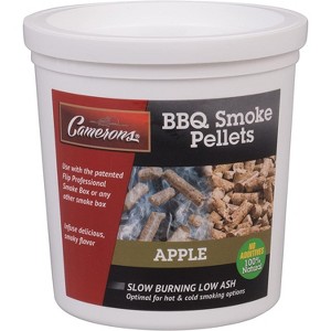 Camerons Smoking Wood Pellets (Apple  1 Pint)- Kiln Dried BBQ Pellets- 100% All Natural Barbecue Smoker Chips- for Pellot Smokers and Pellet Grills - - 1 of 3