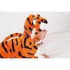 Joyfy Baby Halloween Costume Tiger Jumpsuit with Tail, Toddler One Piece Animal Suit with Hat for Halloween Dress Up Party - 4 of 4