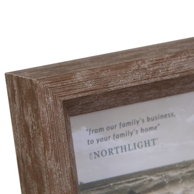 Northlight 7.5" Classical Rectangular Photo 4" x 6" Picture Frame - Brown, 5 of 7