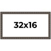 PosterPalooza | 32x16 Modern Bamboo Picture Frame, UV Acrylic, 5 Finishes - 2 of 4