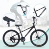 VisioGear 26 Inch Freestyle Kids Bike, Children's Bicycle for Boys Girls Age 12+ Years, Black, 68.8"*26.77"*47.6" - 2 of 4