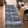 Vintage Floral Rug Distressed Washable Area Rugs for Living Room Bedroom - 3 of 4