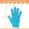 30 Pcs Exfoliating Gloves for Shower, Body Exfoliator Glove with Hanging Loop, Scrub Exfoliate Glove Mitt Bath Face Spa Hand Scrubber - 3 of 4