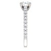 Pompeii3 1 Ct Lab Created Diamond Engagement Ring 14k White Gold - 4 of 4