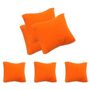 Unique Bargains Delicate Jewelry Storage Display Velvet Bracelet Watch Pillow 3.5"x3.1" 6 Pcs - 1 of 4