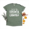 Simply Sage Market Hot Cocoa and Christmas Lights Garment Dyed Tee - 3 of 4