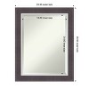 Amanti Art Ellie Beveled Framed Bathroom Vanity Wall Mirror - 3 of 4