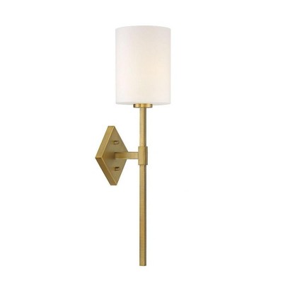 Savoy House Destin 1 - Light Wall Light in  Warm Brass