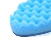 Unique Bargains Blue Nonslip Handle Triangle Shape Sponge Brush Cleaning Tool for Auto Car - 3 of 3