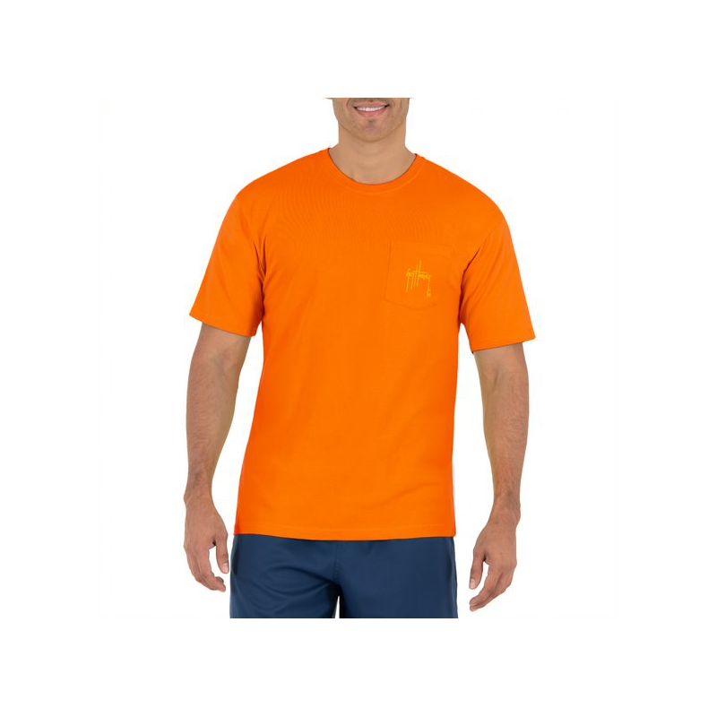 Guy harvey Men's Jumping Marlin II Realtree Short Sleeve Pocket T-Shirt, 2 of 5