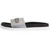 bebe Women's Casual Pool Slide Sandals with Translucent Upper and Logo Patch - 3 of 4
