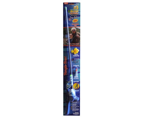 Kid Casters Jimmy Houston No Tangle Fishing Rod - Blue