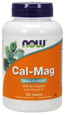 Cal-Mag Stress Formula by Now Foods  -  100 Tablet