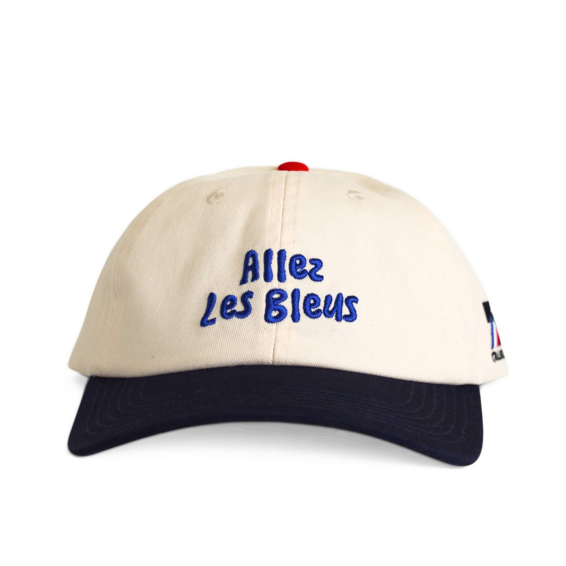 France Soccer Dad Cap - Talisman White Navy
