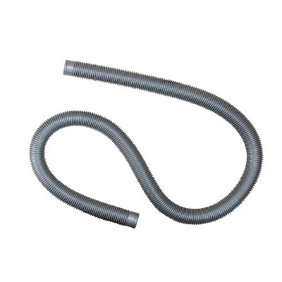 Pool Central Heavy-Duty Silver Pool Filter Connect Hose 6' x 1.5" - Gray