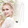Unique Bargains Women's Style 1 Rhinestone Braided Hair Chain 1 Pc - 4 of 4
