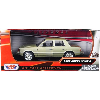 1982 Dodge Aries K Champagne / Gold 1/24 Diecast Model Car by Motormax