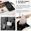 Whisen 4-Piece ABS Luggage Set with 20"/28” Suitcases, Duffel Bag and Toiletry Bag, Front-Opening Panel, USB - 4 of 4