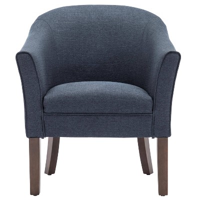 Classic Barrel Fabric Accent Chair - WOVENBYRD