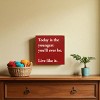 Slickblue Inspirational Wood Wall Sign – “Live Like It” Quote – Rustic 7x7 Motivational Decor, Color Options - 2 of 3