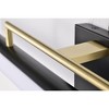 Nuvo Lighting Solano - Light Vanity in  Black/Brushed Brass - 3 of 4