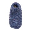 MUK LUKS Women's Icelandic Space Dye Marl Cabled Cuff Booties - 2 of 4