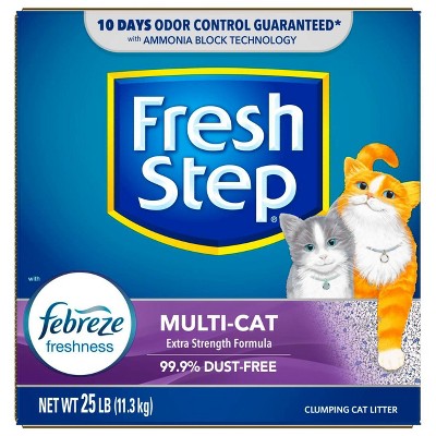 fresh step cat litter 25 lbs