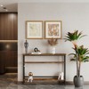 Narrow Console Tables - 2-Tier Sofa Table with Farmhouse Style - Durable and Stable, Perfect for Entryway, Living Room, Bedroom, Hallway, Corridor - 2 of 4