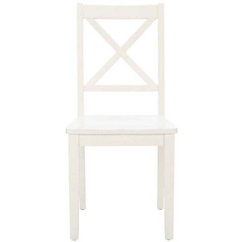 Safavieh white dining discount chair