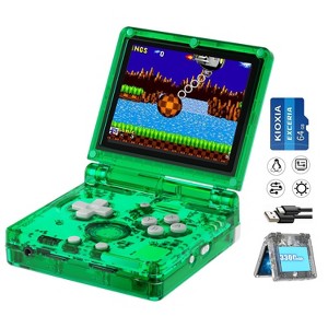 Anbernic RG35XXSP Flip Portable Retro Handheld Game Console, 3.5 Inch IPS Screen Linux System with 128G TF Card  5G WiFi Bluetooth HDMI - 1 of 4