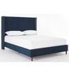 KIGFTSOD Traditional Hand Buttoned Tufting Upholstered Bed with 54" High Headboard and Nailhead Trim Wingback - 3 of 4
