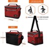 OPUX Insulated Lunch Box Men Women, Leakproof Soft Cooler Bag Work School Beach, Pail Tote Adult Kids Boys Girls - 3 of 4