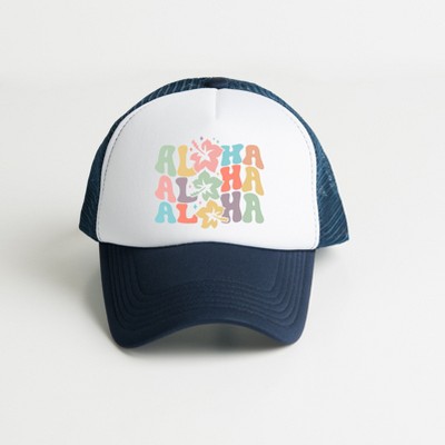 Simply Sage Market Aloha Wavy Adult Foam Trucker Hat