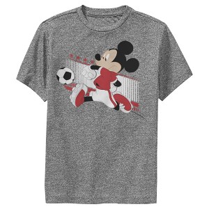 Boy's Disney Mickey Mouse Soccer Canada Performance Tee - 1 of 4