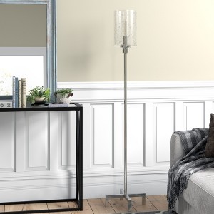 Hudson and Canal 66.25" Tall Floor Lamp with Glass Shade - 1 of 4