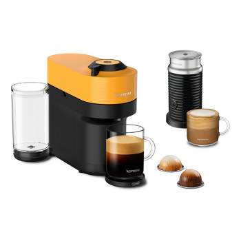 NutriChef Nespresso Machine Coffee & Cappuccino Maker with Milk Frother -  Compatible with Nespresso Coffee Capsule Pods - Instant Heating and 3  Brewing Sizes - PKNESPRESO70 