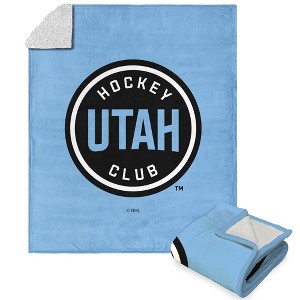 Utah Hockey Club NHL Logo Silk Touch throw Blanket 50X60 - 1 of 4