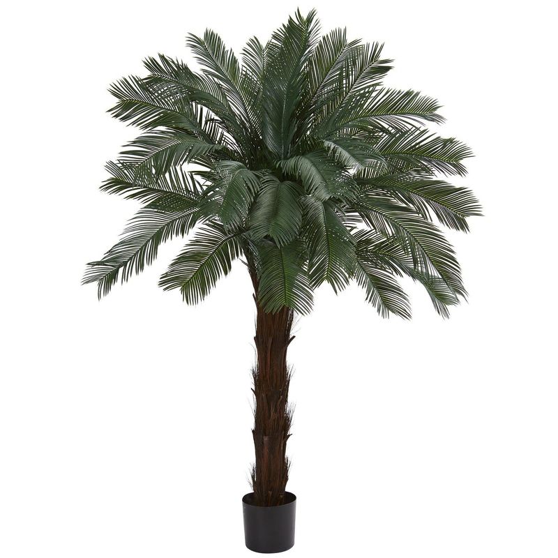 Nearly Natural 6-ft Cycas Artificial Tree UV Resistant (Indoor/Outdoor), 1 of 2